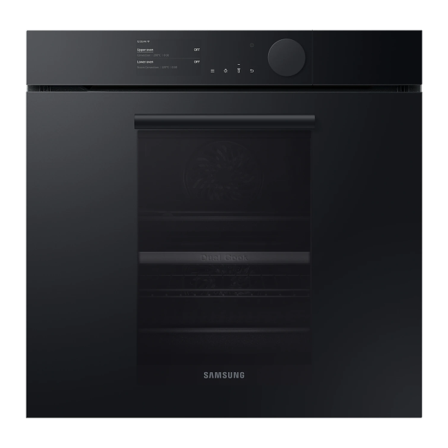 Samsung Infinite Dual Cook Steam Electric Single Oven - Graphite Grey