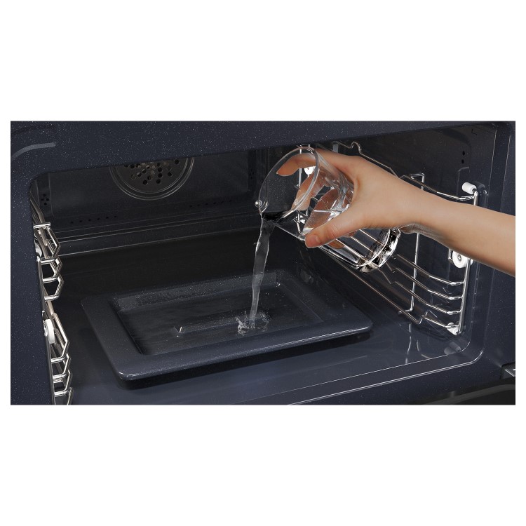 Samsung 76L Electric Pyrolytic Single Oven - Black