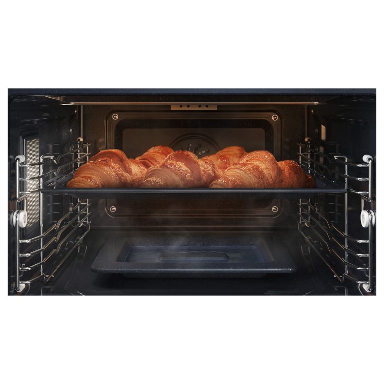 Samsung 76L Electric Pyrolytic Single Oven - Black