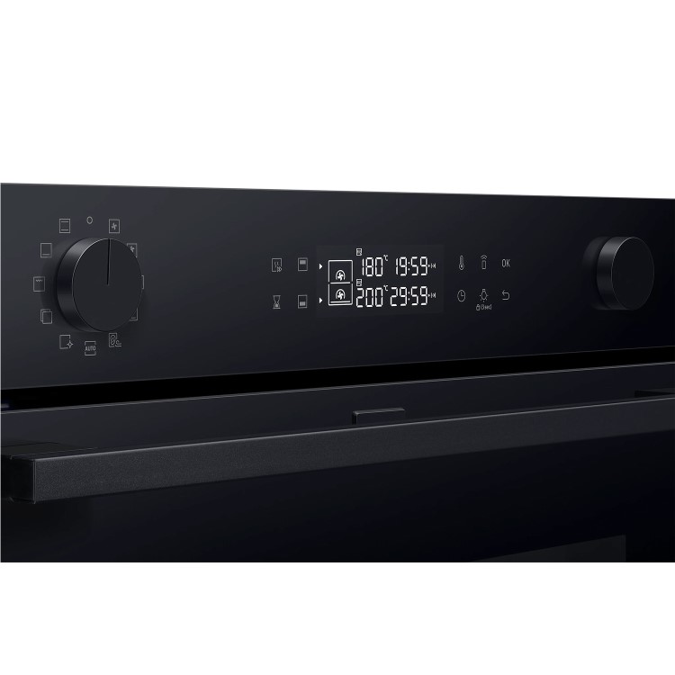 Refurbished Samsung Serie 4 NV7B45305AK 60cm Single Built In Electric Oven Black