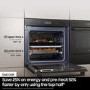 Refurbished Samsung Serie 4 NV7B45305AK 60cm Single Built In Electric Oven Black