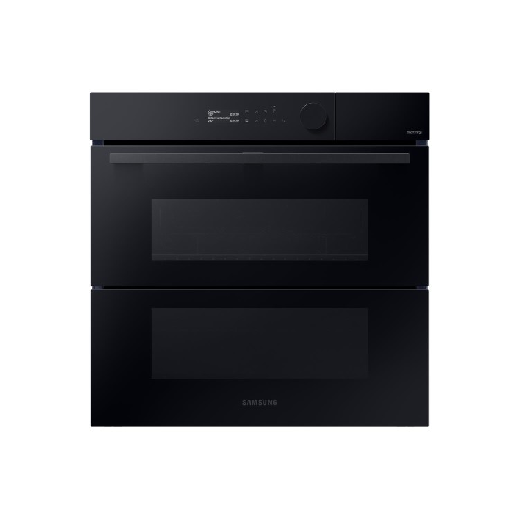 Samsung 60CM DUAL COOK FLEX OVEN IN BLACK GLASS FINISH KNOB