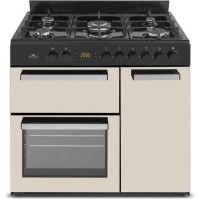 Refurbished New World NW90DF3CR 90cm Dual Fuel Range Cooker