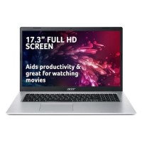 Acer Aspire 3 Pentium N6000 4GB 256GB SSD 17.3 Inch Windows 11 Laptop - Silver 