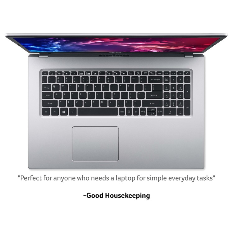 Acer Aspire 3 Pentium N6000 4GB 256GB SSD 17.3 Inch Windows 11 Laptop - Silver 