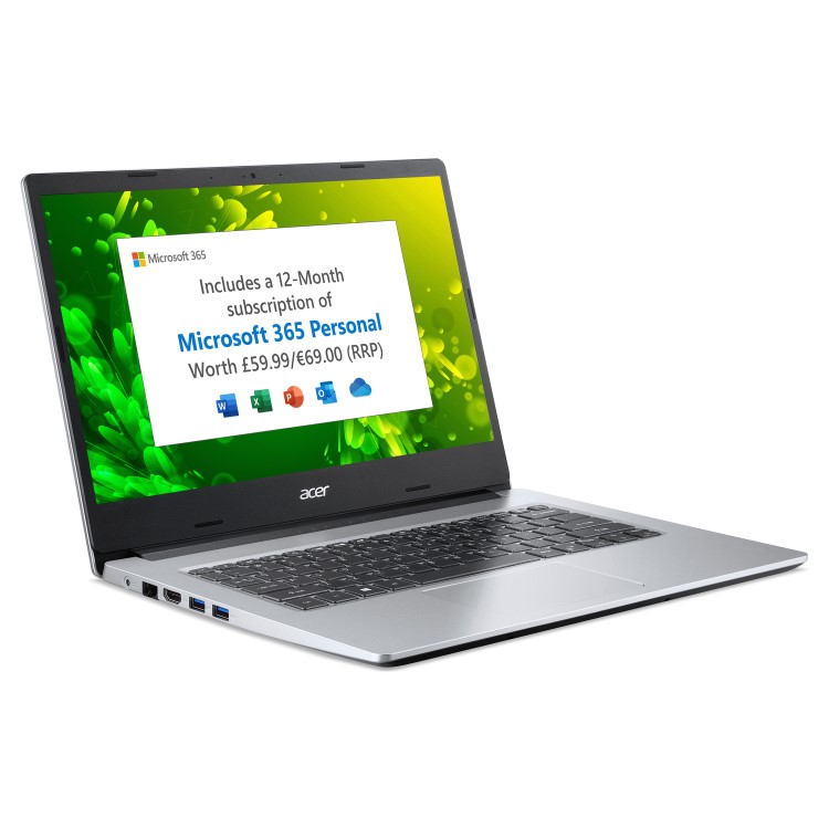 Acer Aspire 1 Intel Pentium N6000 4GB 128GB 14 Inch Windows 11 Laptop