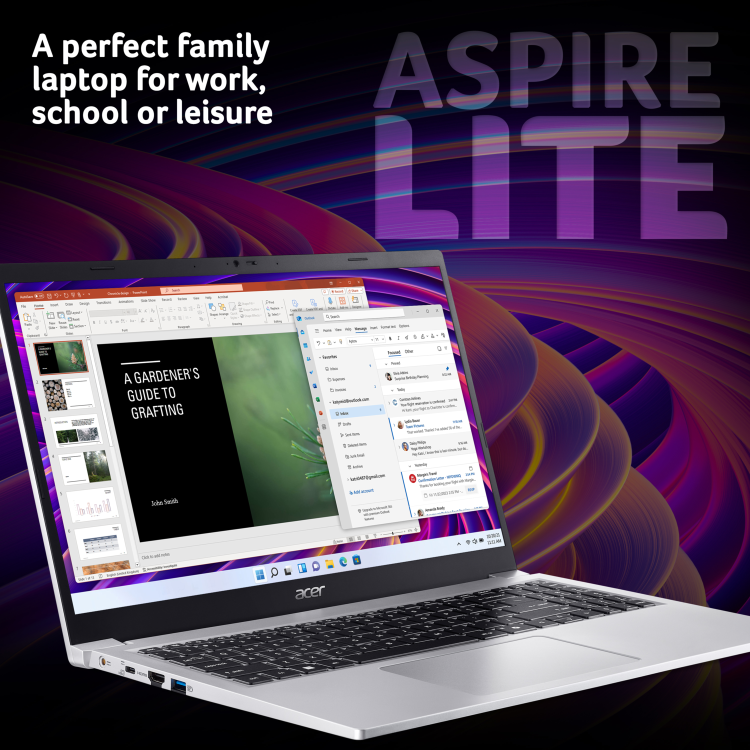 Acer Aspire Lite Intel N150 4GB RAM 128GB SSD 15.6 Inch Windows 11 Laptop