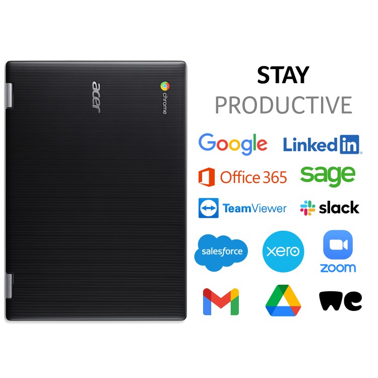 Acer Spin 511 R752TN-C32N Celeron 4GB 32GB eMMC 11.6 Inch Touchscreen 2 in 1 Chromebook