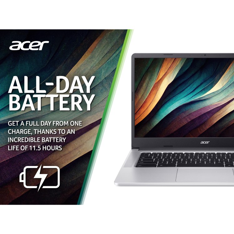 Acer 314 CB314-3HT-P36P Intel Pentium N5030 8GB RAM 128GB SSD 14 Inch Touchscreen Chromebook