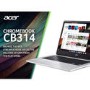 Acer 314 CB314-3HT-P36P Intel Pentium N5030 8GB RAM 128GB SSD 14 Inch Touchscreen Chromebook