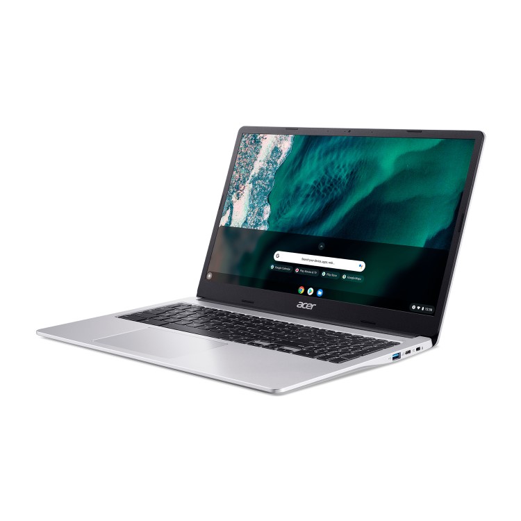Acer Chromebook 315 CB315-4H CB315-4H-C8UG 39.6 cm [15.6] Clamshell Chromebook - Full HD - 60 Hz - Intel Celeron N4500 - 4 GB - 128 GB Flash Memory - English [UK] Keyboard - Silver