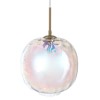 Iridescent Dimpled Glass Pendant Light - Avellino 