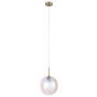 Iridescent Dimpled Glass Pendant Light - Avellino 