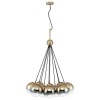 GRADE A1 - 10 Bulb Ball Cluster Pendant- Salerno  