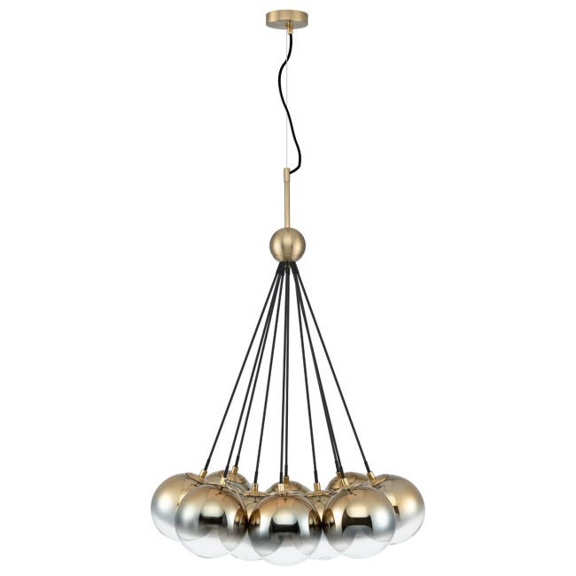 GRADE A1 - 10 Bulb Ball Cluster Pendant- Salerno  