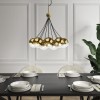 GRADE A1 - 10 Bulb Ball Cluster Pendant- Salerno  