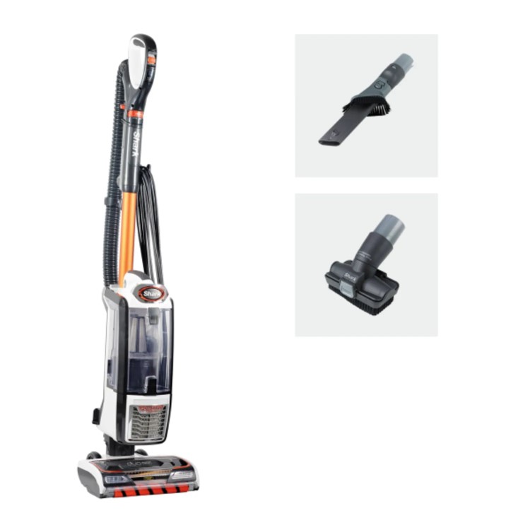 Shark Anti Hair Wrap DuoClean Lift-Away Upright Vacuum Cleaner - White