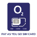 O2 Pay As You Go Sim Card Trio