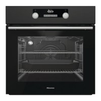 Hisense O521ABUK Electric Built-in Single Oven With Steam Cleaning - Black