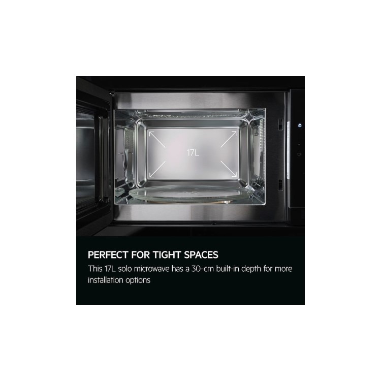 AEG 6000 Series Built-In Microwave with Grill - Black