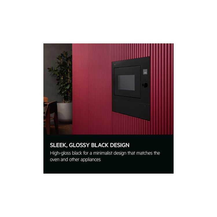 AEG 6000 Series Built-In Microwave with Grill - Black