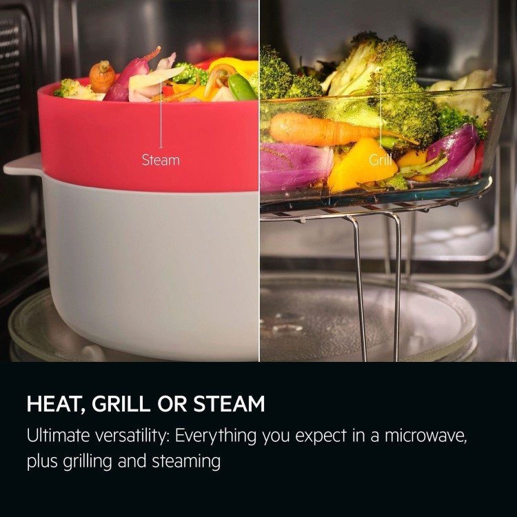 AEG 6000 Series Built-In Microwave Oven - Black