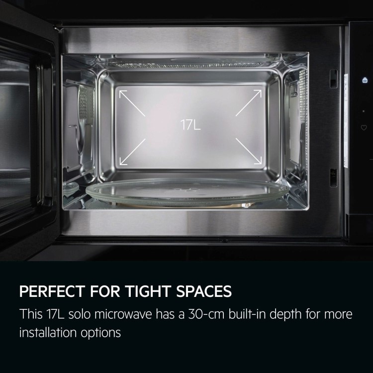 AEG 6000 Series Built-In Microwave Oven - Black