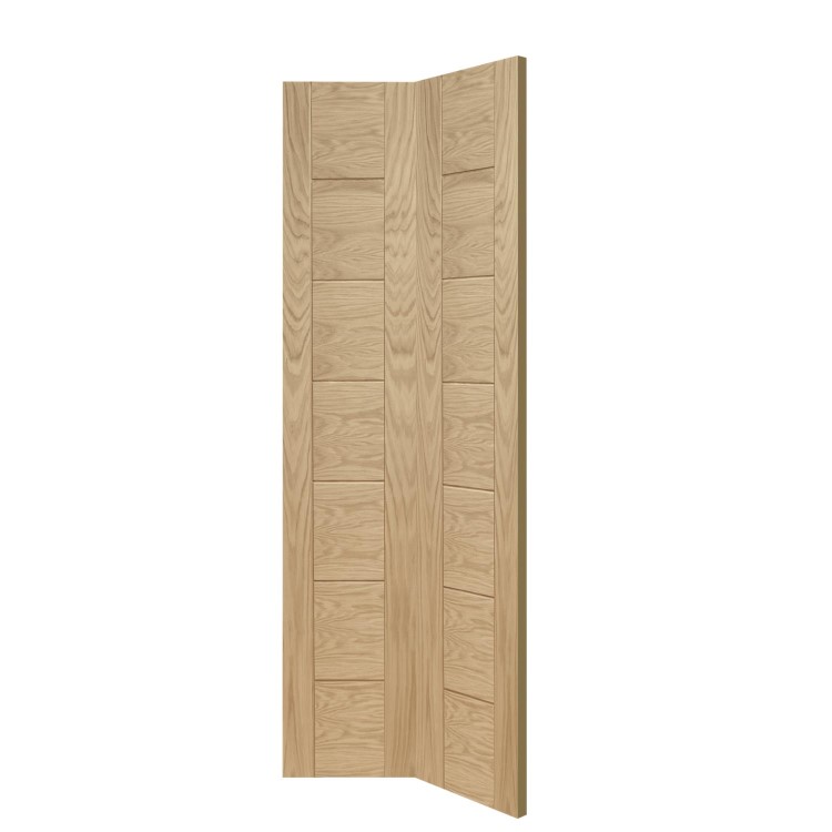 Internal Oak Bi-Fold Door - Unfinished - 1981 x 762 x 35mm - Palermo - XL Joinery