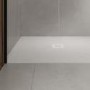 1000x800mm Rectangular Shower Tray – Slimline 27mm – Stone Resin – Anti-Slip – White – Sileti