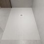 1200x900mm Rectangular Shower Tray – Slimline 27mm – Stone Resin – Anti-Slip – White – Sileti