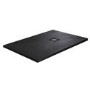 1400 x 800mm Black Slate Effect Shower Tray with Grate - Sileti