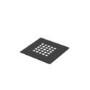 GRADE A1 - 1700x800mm Rectangular Shower Tray with Grate - Black Stone Resin Slate Effect - Sileti