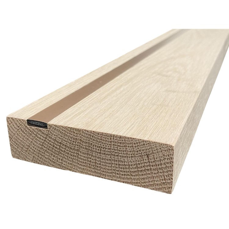 Internal Oak Fire Door Lining Set with Intumescent Strip - 108 x 30mm, Unfinished