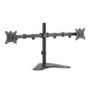 electriQ DUAL Free Standing Monitor Arm For Up to x2 32" Screen