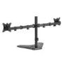 electriQ DUAL Free Standing Monitor Arm For Up to x2 32" Screen