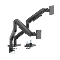 electriQ Premium Spring Assisted Dual Monitor Arm electriQ Premium Spring Assisted Dual Monitor Arm