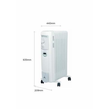 Dimplex 2kw Oil Filled  Radiator with Timer 