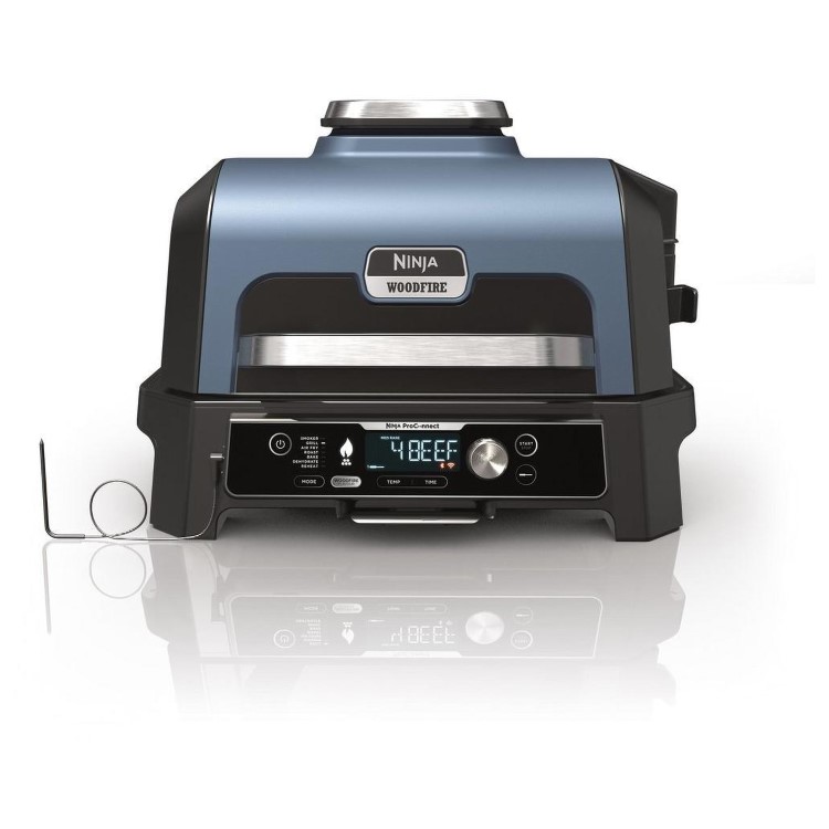 Ninja Woodfire Pro Connect XL Electric BBQ Grill & Smoker with Stand - OG901UK