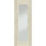 Palermo Original 1 Light Internal Oak Fire Door with Clear Glass (wide) - Unfinished, 1981 x 762 x 44 mm