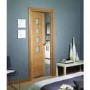 Internal Oak Door with Opaque Glass - Unfinished - 2032 x 813 x 35mm - Palermo Essential - XL Joinery