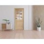 Internal Oak Half-Glazed Cottage Door with Clear Bevelled Glass - Unfinished - 1981 x 686 x 35mm - Suffolk - XL Joinery