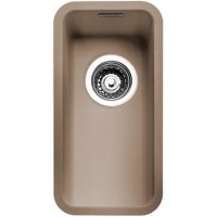 Half Bowl Beige Stainless Steel Kitchen Sink - Reginox Ohio