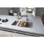 Half Bowl Beige Stainless Steel Kitchen Sink - Reginox Ohio