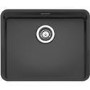 Single Bowl Black Stainless Steel Kitchen Sink - Reginox Ohio 50x40