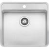 GRADE A1 - Reginox OHIO50X40TAPWINGCW Regi Color Ohio Tapwing White Stainless Steel Kitchen Sink