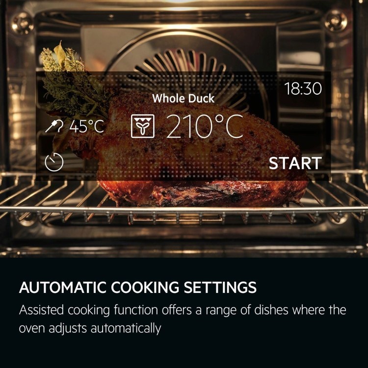 Automatic cooking settings.