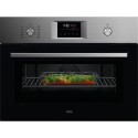 OK6NK40M AEG 6000 Series Built-In Combination Microwave Oven - Stainless Steel