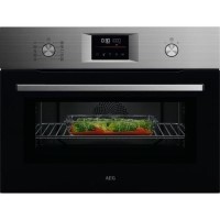 AEG 6000 Series Built-In Combination Microwave Oven - Black