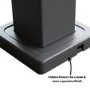 Outdoor Living Heavy Duty Aluminium Hot Tub Pergola with Louvred Roof - 6 x 3m