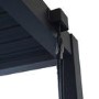 Outdoor Living Heavy Duty Aluminium Hot Tub Pergola with Louvred Roof - 6 x 3m